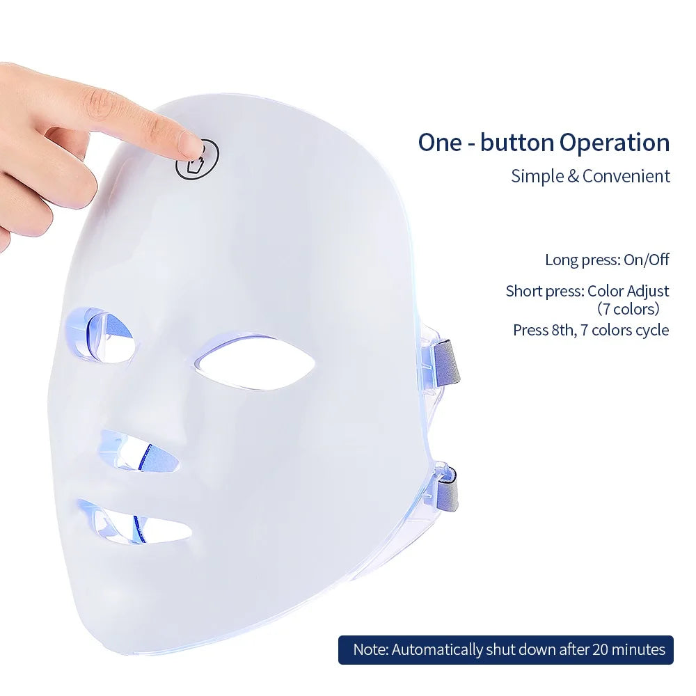 7-Color Luminous Photon Therapy Mask